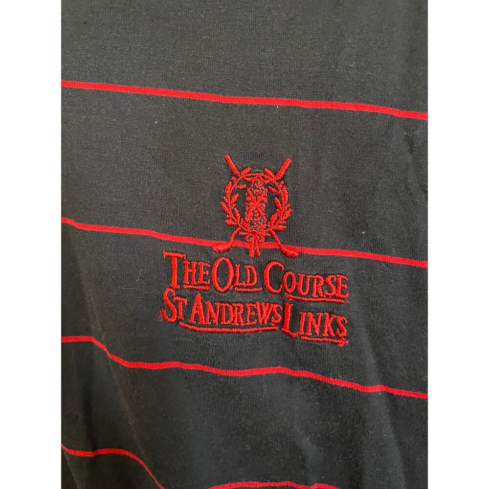 St Andrews Links Tartan Collection Large Mens Polo Made in Italy All Cotton - Picture 3 of 11